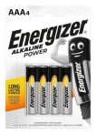 ENERGIZER Elem, AAA mikro, 4 db, ENERGIZER "Alkaline Power" ENERGIZER Elem, AAA mikro, 4 db, ENERGIZER "Alkaline Power"