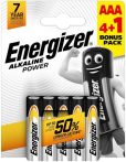 ENERGIZER Elem, AAA mikro, 4+1 db, ENERGIZER "Alkaline Power" ENERGIZER Elem, AAA mikro, 4+1 db, ENERGIZER "Alkaline Power"