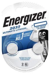 ENERGIZER Gombelem, CR2032, 2 db, színjelző, ENERGIZER "Ultimate Lithium Performance" ENERGIZER Gombelem, CR2032, 2 db, színjelző, ENERGIZER "Ultimate Lithium Performance"