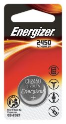 ENERGIZER Gombelem, líthium, CR2450, 2 db, ENERGIZER ENERGIZER Gombelem, líthium, CR2450, 2 db, ENERGIZER