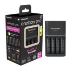 PANASONIC Elemtöltő, AA/AAA, 4x2500 mAh AA, gyorstöltő, PANASONIC "Eneloop Pro" PANASONIC Elemtöltő, AA/AAA, 4x2500 mAh AA, gyorstöltő, PANASONIC "Eneloop Pro"