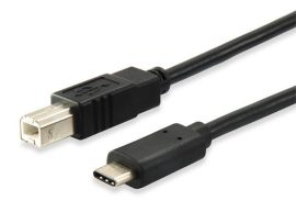 EQUIP Átalakító kábel, USB-C-USB-B 2.0, 1m, EQUIP EQUIP Átalakító kábel, USB-C-USB-B 2.0, 1m, EQUIP