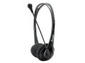   EQUIP Fejhallgató, mikrofonnal, vezetékes, 3,5 mm jack, EQUIP "Life", fekete