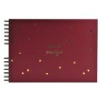 EXACOMPTA Fotóalbum, spirál, 32x22 cm, 25 lap, EXACOMPTA "Life", piros EXACOMPTA Fotóalbum, spirál, 32x22 cm, 25 lap, EXACOMPTA "Life", piros