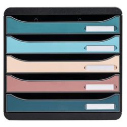 EXACOMPTA Irattároló, műanyag, 5 fiókos, EXACOMPTA "Big-Box Plus Skandi Iderama" EXACOMPTA Irattároló, műanyag, 5 fiókos, EXACOMPTA "Big-Box Plus Skandi Iderama"