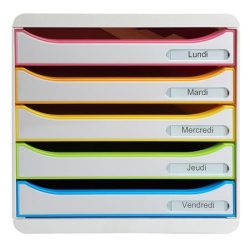 EXACOMPTA Irattároló, műanyag, 5 fiókos, EXACOMPTA "Big-Box Plus Blackoffice Iderama" EXACOMPTA Irattároló, műanyag, 5 fiókos, EXACOMPTA "Big-Box Plus Blackoffice Iderama"