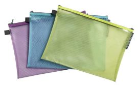 EXACOMPTA Rendszerező tasak, cipzáras, hálós, A4, EXACOMPTA "Pop'NCo", vegyes EXACOMPTA Rendszerező tasak, cipzáras, hálós, A4, EXACOMPTA "Pop'NCo", vegyes