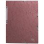   EXACOMPTA Gumis mappa, prespán, A4, EXACOMPTA "Skandi", antik rózsaszín