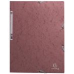 EXACOMPTA Gumis mappa, prespán, A4, EXACOMPTA "Skandi", antik rózsaszín EXACOMPTA Gumis mappa, prespán, A4, EXACOMPTA "Skandi", antik rózsaszín
