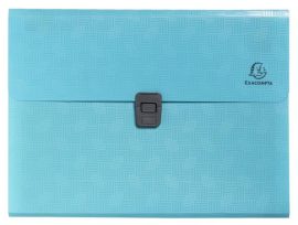 EXACOMPTA Harmonikamappa, A4, PP, 13 rekeszes, EXACOMPTA "Pop'NCo", ciánkék EXACOMPTA Harmonikamappa, A4, PP, 13 rekeszes, EXACOMPTA "Pop'NCo", ciánkék