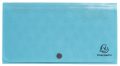   EXACOMPTA Harmonikamappa, 260x140 mm, PP, 7 rekeszes, EXACOMPTA "Pop'NCo", ciánkék