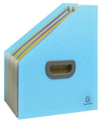 EXACOMPTA Harmonika iratpapucs, 265x325 mm, PP, 12 rekeszes, EXACOMPTA "Pop'NCo", ciánkék EXACOMPTA Harmonika iratpapucs, 265x325 mm, PP, 12 rekeszes, EXACOMPTA "Pop'NCo", ciánkék