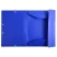 EXACOMPTA Gumis mappa, PP, A4, EXACOMPTA "Opak", kék