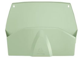 EXACOMPTA Fali rendszerező, 1 rekeszes, fekvő, 38,2x28,9x7,2 cm, EXACOMPTA "Autentik", zsályazöld