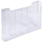 EXACOMPTA Katalógustartó fali elem, A4, fekvő, EXACOMPTA "Office", áttetsző EXACOMPTA Katalógustartó fali elem, A4, fekvő, EXACOMPTA "Office", áttetsző