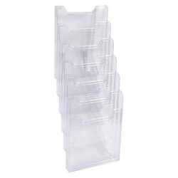 EXACOMPTA Katalógustartó, fali, A4, álló, 6 rekeszes, EXACOMPTA "Office", áttetsző EXACOMPTA Katalógustartó, fali, A4, álló, 6 rekeszes, EXACOMPTA "Office", áttetsző