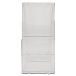 EXACOMPTA Katalógustartó, fali, A4, álló, 3 rekeszes, EXACOMPTA "Office", áttetsző EXACOMPTA Katalógustartó, fali, A4, álló, 3 rekeszes, EXACOMPTA "Office", áttetsző