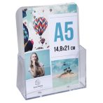 EXACOMPTA Katalógustartó, asztali, A5, álló, 1 rekeszes, EXACOMPTA "Office", áttetsző EXACOMPTA Katalógustartó, asztali, A5, álló, 1 rekeszes, EXACOMPTA "Office", áttetsző