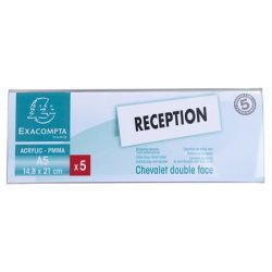 EXACOMPTA Névtábla tartó, asztali, A5, EXACOMPTA EXACOMPTA Névtábla tartó, asztali, A5, EXACOMPTA
