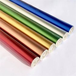 FŰZFŐI Csomagolópapír, íves, 70x200 cm, metál vegyes színek