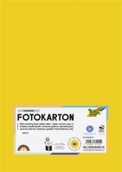 FOLIA Dekorkarton, A4, 300 g, 50 lap, FOLIA, aranysárga FOLIA Dekorkarton, A4, 300 g, 50 lap, FOLIA, aranysárga