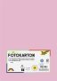   FOLIA Dekorkarton, A4, 300 g, 50 lap, FOLIA, halvány rózsaszín