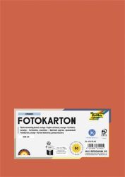 FOLIA Dekorkarton, A4, 300 g, 50 lap, FOLIA, narancs FOLIA Dekorkarton, A4, 300 g, 50 lap, FOLIA, narancs