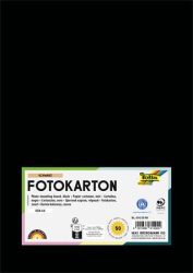 FOLIA Dekorkarton, A4, 300 g, 50 lap, FOLIA, fekete FOLIA Dekorkarton, A4, 300 g, 50 lap, FOLIA, fekete