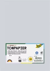 FOLIA Színes papír, A4, 130 g, 100 lap, FOLIA, világosszürke