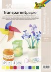 FOLIA Transzparens papír, A4, 115 g, 10 lap, FOLIA, vegyes színek FOLIA Transzparens papír, A4, 115 g, 10 lap, FOLIA, vegyes színek
