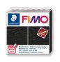   FIMO Gyurma, 57 g, égethető, FIMO "Leather Effect", fekete