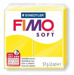 FIMO Gyurma, 57 g, égethető, FIMO "Soft", citromsárga FIMO Gyurma, 57 g, égethető, FIMO "Soft", citromsárga