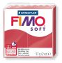   FIMO Gyurma, 57 g, égethető, FIMO "Soft", meggy piros