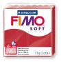   FIMO Gyurma, 57 g, égethető, FIMO "Soft", karácsonyi piros