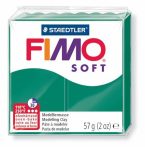 FIMO Gyurma, 56 g, égethető, FIMO "Soft", smaragdzöld FIMO Gyurma, 56 g, égethető, FIMO "Soft", smaragdzöld