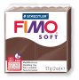   FIMO Gyurma, 57 g, égethető, FIMO "Soft", csokoládé