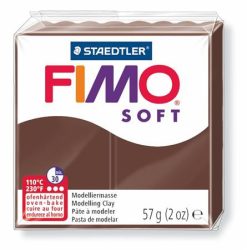 FIMO Gyurma, 57 g, égethető, FIMO "Soft", csokoládé FIMO Gyurma, 57 g, égethető, FIMO "Soft", csokoládé