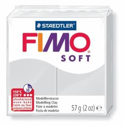 FIMO Gyurma, 57 g, égethető, FIMO "Soft", delfinszürke