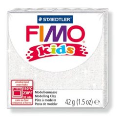 FIMO Gyurma, 42 g, égethető, FIMO "Kids", glitteres fehér FIMO Gyurma, 42 g, égethető, FIMO "Kids", glitteres fehér