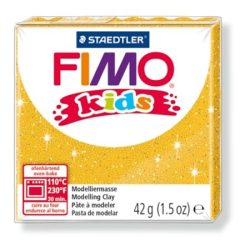 FIMO Gyurma, 42 g, égethető, FIMO "Kids", glitteres arany FIMO Gyurma, 42 g, égethető, FIMO "Kids", glitteres arany