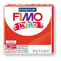 FIMO Gyurma, 42 g, égethető, FIMO "Kids", piros FIMO Gyurma, 42 g, égethető, FIMO "Kids", piros