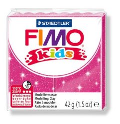FIMO Gyurma, 42 g, égethető, FIMO "Kids", glitteres rózsaszín FIMO Gyurma, 42 g, égethető, FIMO "Kids", glitteres rózsaszín