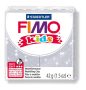   FIMO Gyurma, 42 g, égethető, FIMO "Kids", glitteres ezüst