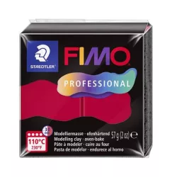 FIMO Gyurma, 57 g, égethető, FIMO "Professional", kármin