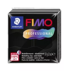FIMO Gyurma, 57 g, égethető, FIMO "Professional", fekete