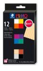 FIMO Gyurma, készlet, égethető, 12x25 g, FIMO "Professional Basic", 12 különböző szín FIMO Gyurma, készlet, égethető, 12x25 g, FIMO "Professional Basic", 12 különböző szín