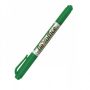   FLEXOFFICE Alkoholos marker, 0,4/1,0 mm, kúpos, kétvégű, FLEXOFFICE "PM01", zöld