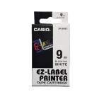   CASIO Feliratozógép szalag, 6 mm x 8 m, CASIO, fehér-fekete