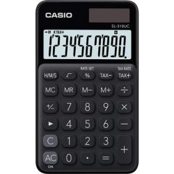 CASIO Zsebszámológép, 10 számjegy, CASIO "SL 310", fekete CASIO Zsebszámológép, 10 számjegy, CASIO "SL 310", fekete