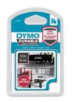 DYMO Feliratozógép szalag, 12 mm x 3 m, tartós, DYMO "D1", fekete-fehér DYMO Feliratozógép szalag, 12 mm x 3 m, tartós, DYMO "D1", fekete-fehér